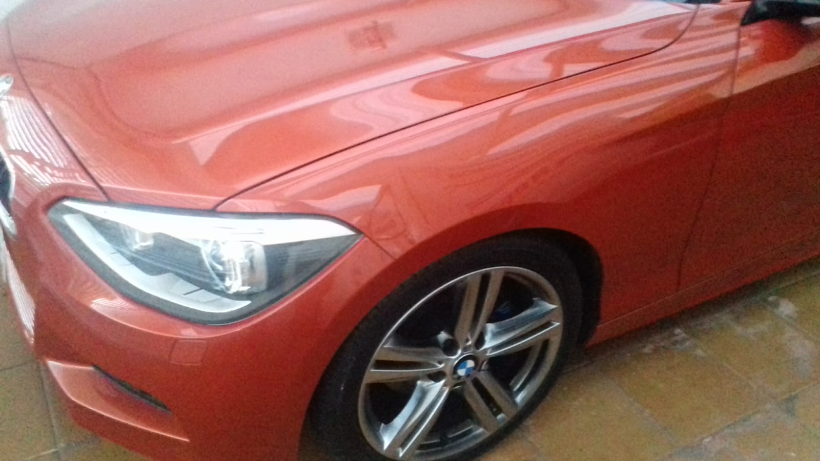 Resultado final de reparo automotivo em domicílio